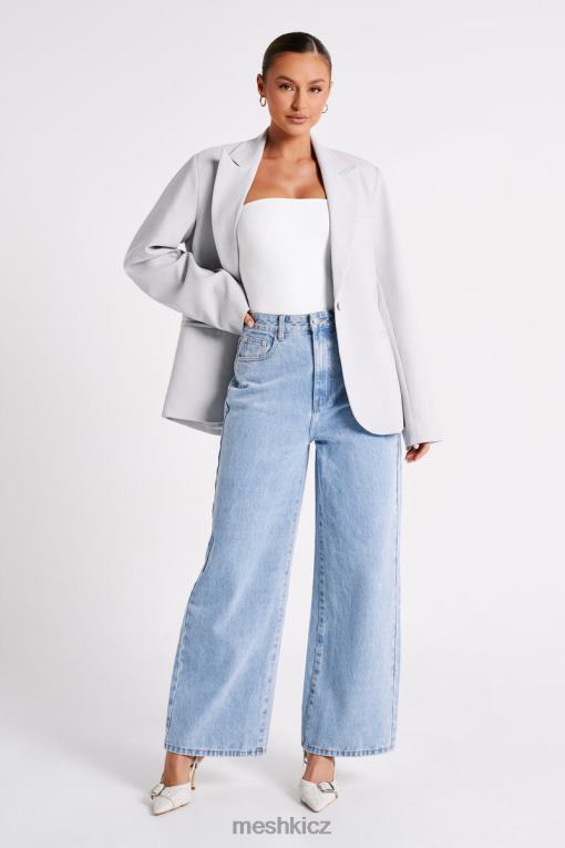 oblečení Meshki havraní volné džíny středně modré praní V0D0D1243