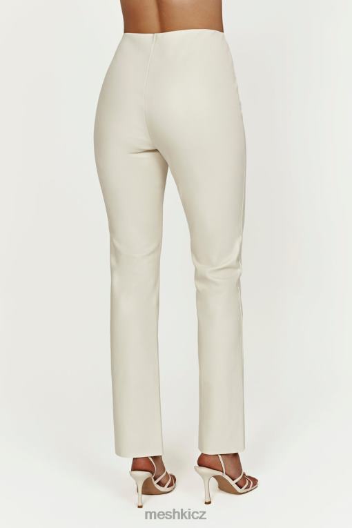 oblečení Meshki Vanessa dělené kalhoty z umělé kůže kost V0D0D1497