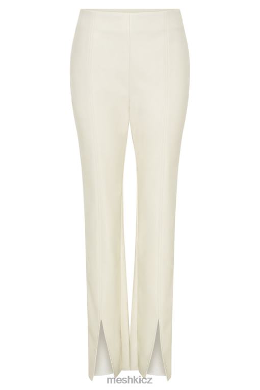 oblečení Meshki Vanessa dělené kalhoty z umělé kůže kost V0D0D1497