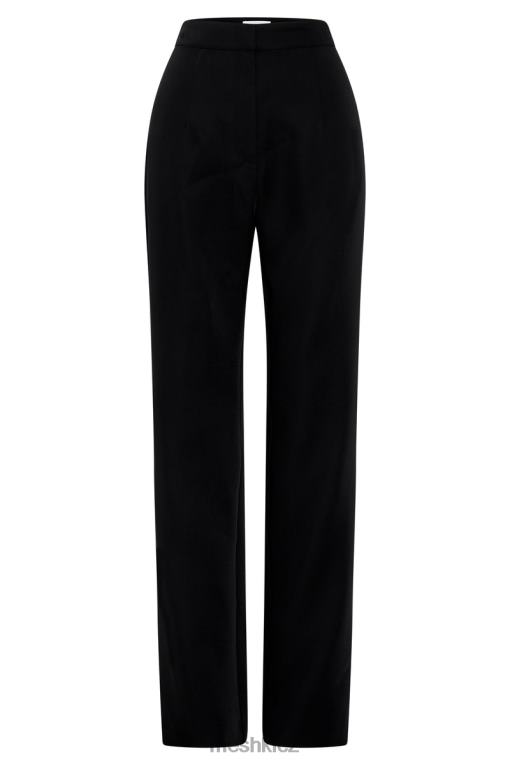 oblečení Meshki allanah rovné nohavice Černá V0D0D1311