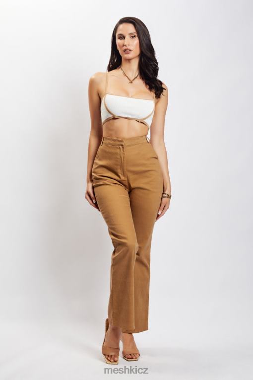 oblečení Meshki cindy flare kalhoty velbloud V0D0D1422