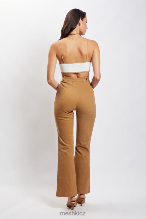oblečení Meshki cindy flare kalhoty velbloud V0D0D1422
