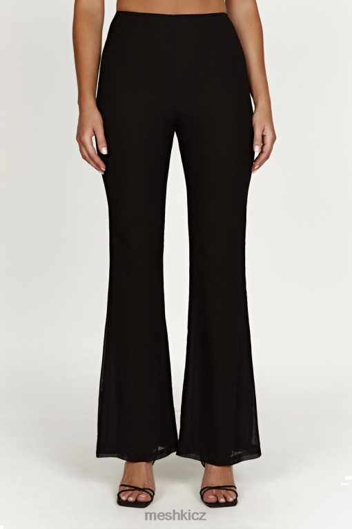 oblečení Meshki daisie šifonové kalhoty Černá V0D0D1436