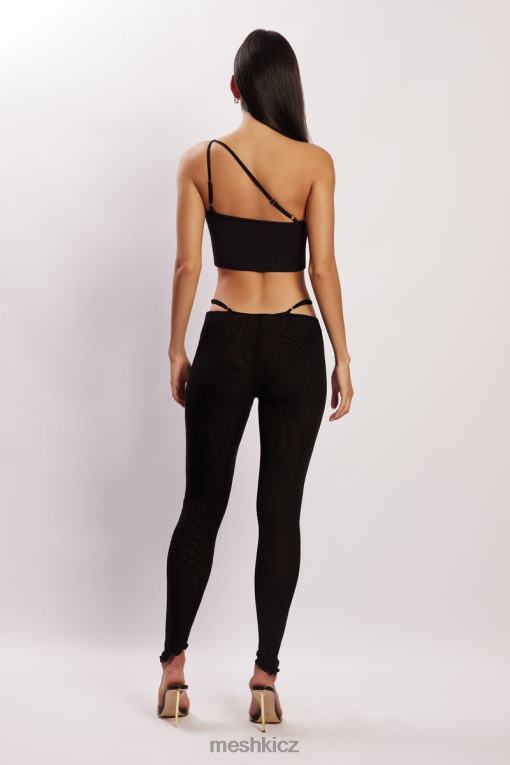 oblečení Meshki gabriella střih kalhot po celé délce Černá V0D0D1600