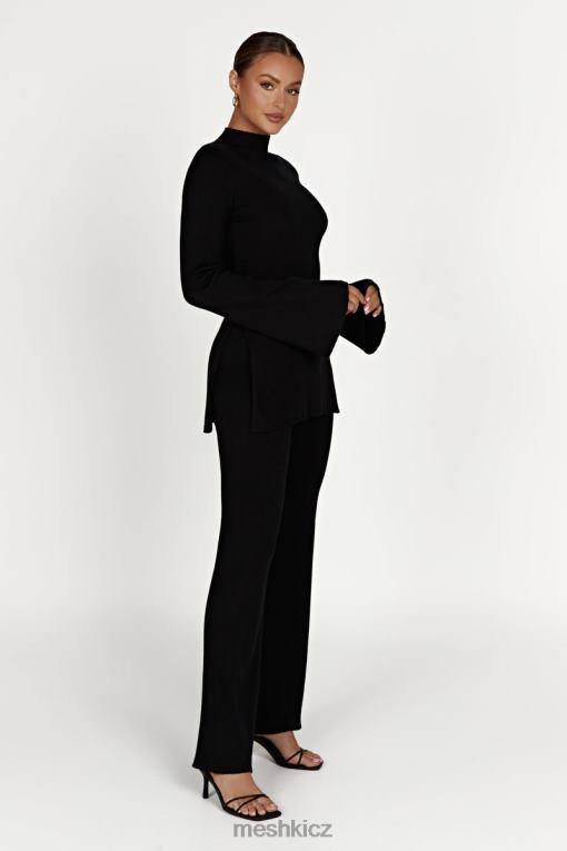 oblečení Meshki jovie pletené kalhoty Černá V0D0D1393