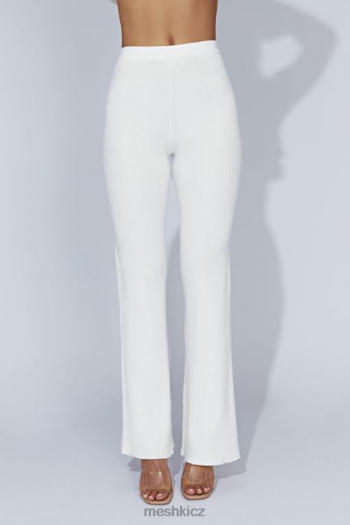 oblečení Meshki jovie pletené kalhoty špinavě bílé V0D0D1318