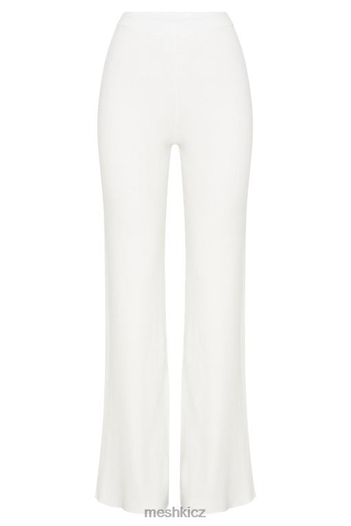 oblečení Meshki jovie pletené kalhoty špinavě bílé V0D0D1318