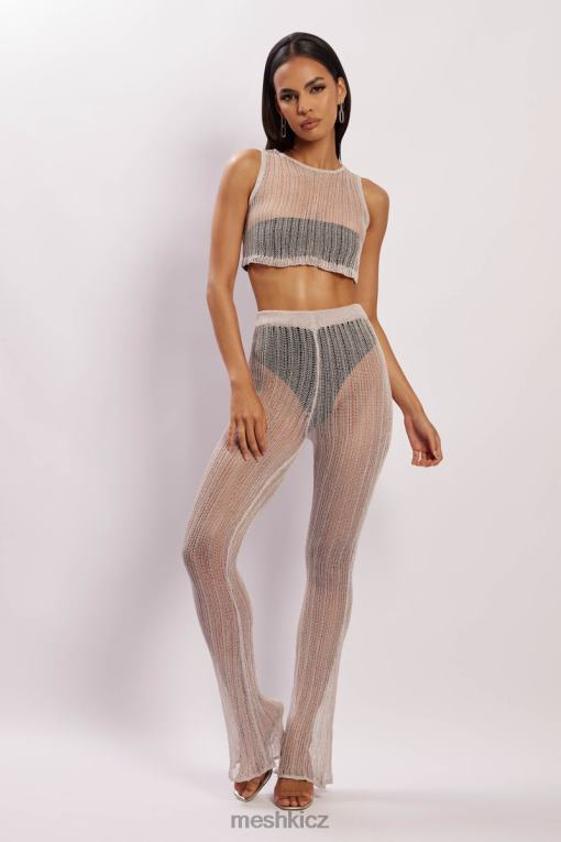 oblečení Meshki kalhoty z mandy úpletu Šedá V0D0D1599