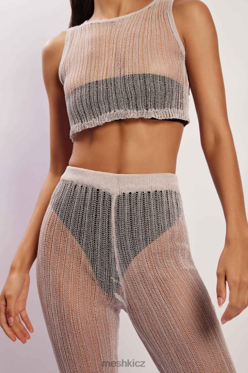 oblečení Meshki kalhoty z mandy úpletu Šedá V0D0D1599