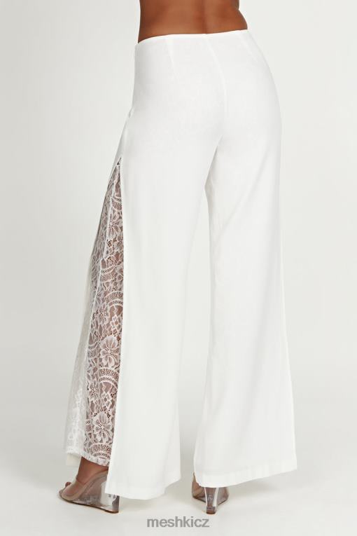 oblečení Meshki krajkové kalhoty estee bílý V0D0D1413
