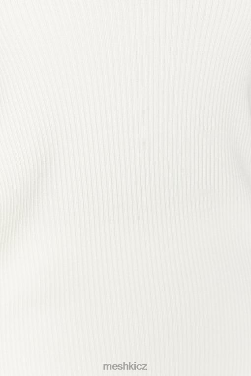 oblečení Meshki linnie rovné úpletové kalhoty bílý V0D0D1395