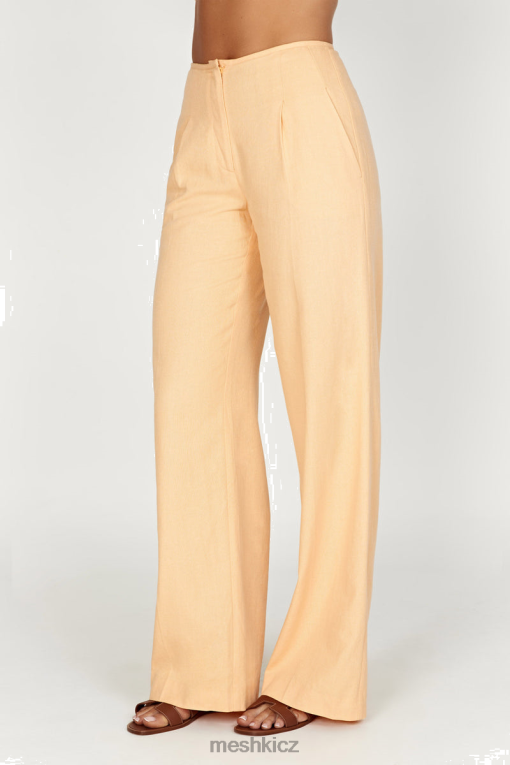 oblečení Meshki lněné kalhoty adina mango V0D0D1310