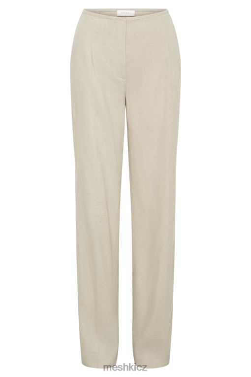 oblečení Meshki lněné kalhoty adina přírodní V0D0D1261