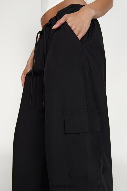 oblečení Meshki padákové kalhoty amara Černá V0D0D1592
