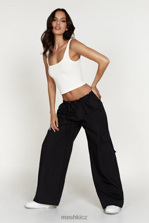 oblečení Meshki padákové kalhoty amara Černá V0D0D1592