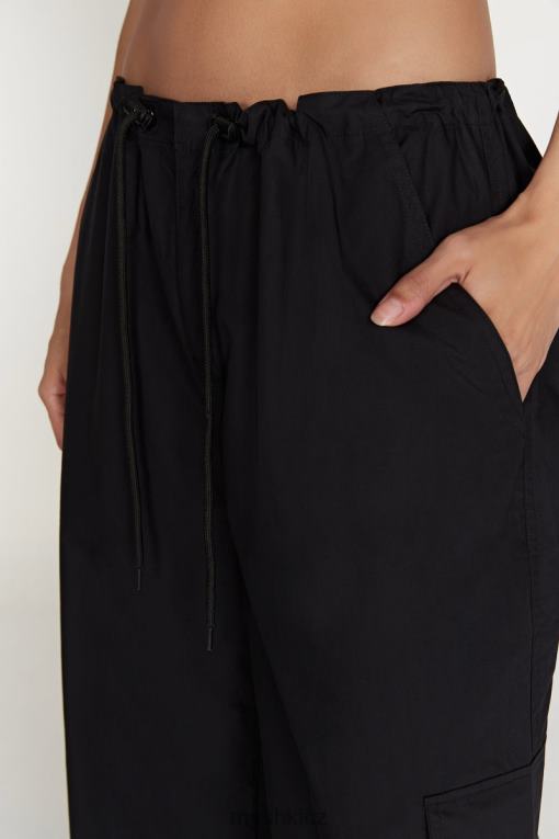 oblečení Meshki padákové kalhoty amara Černá V0D0D1592