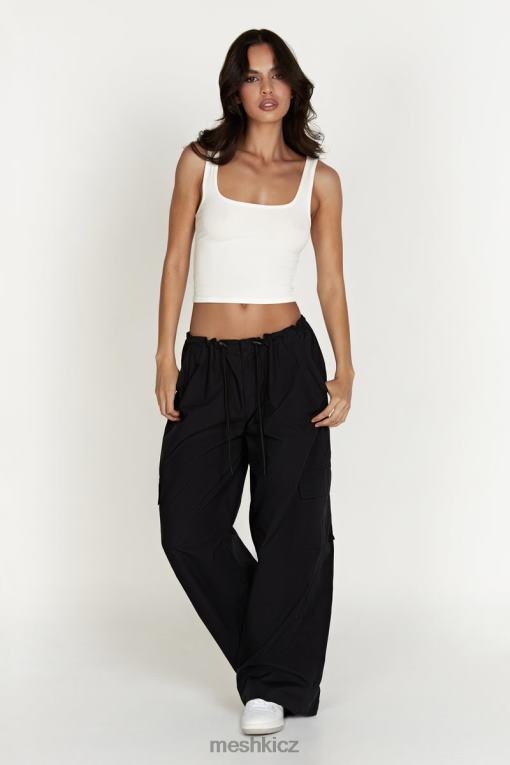oblečení Meshki padákové kalhoty amara Černá V0D0D1592