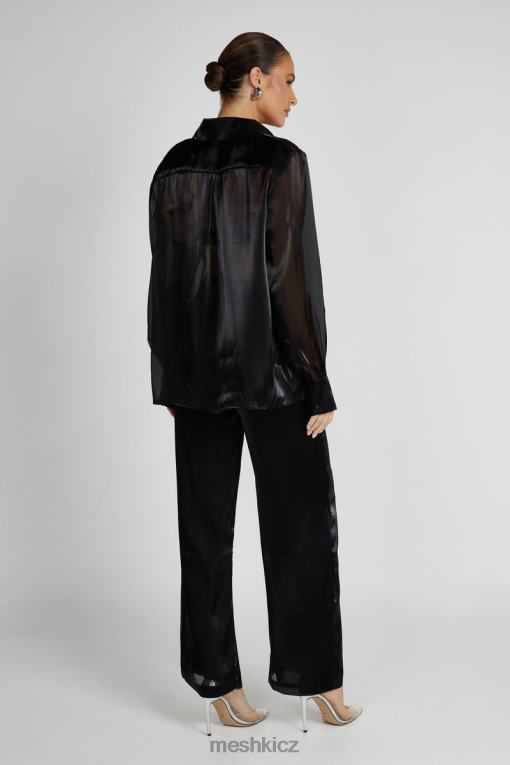 oblečení Meshki průsvitné kalhoty kinsley Černá V0D0D1282