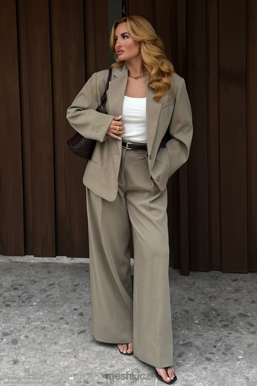 oblečení Meshki rovné nohavice jemima olivový V0D0D1440