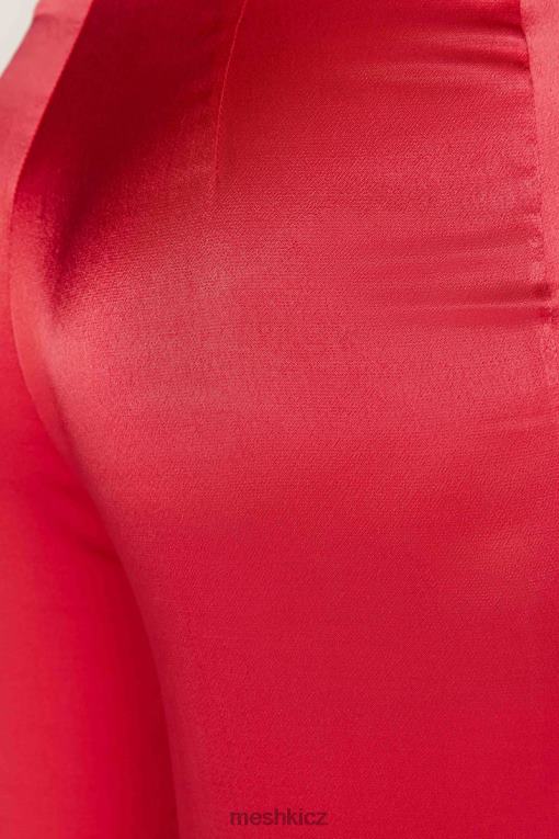 oblečení Meshki saténové kalhoty aspyn Červené V0D0D1428