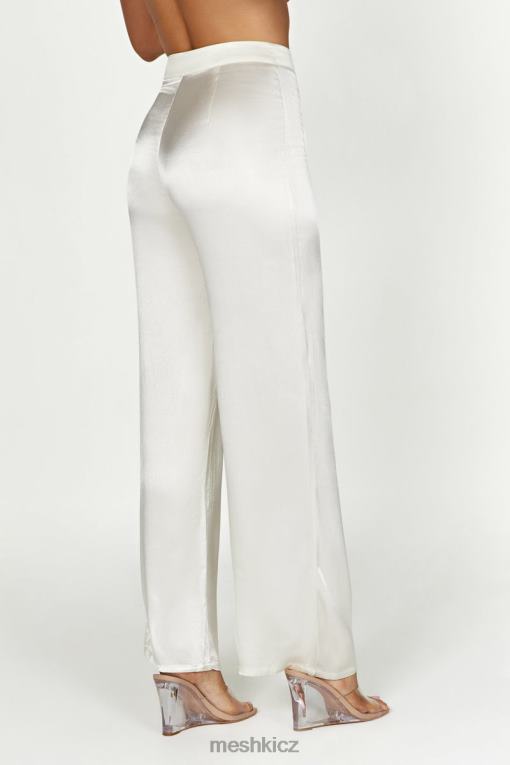 oblečení Meshki saténové kalhoty aspyn slonová kost V0D0D1517