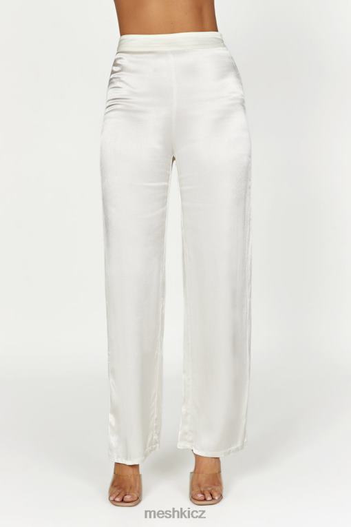oblečení Meshki saténové kalhoty aspyn slonová kost V0D0D1517