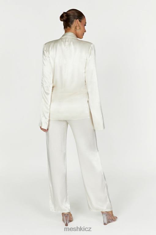 oblečení Meshki saténové kalhoty aspyn slonová kost V0D0D1517