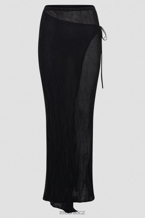 oblečení Meshki Akari pletená maxi sukně Černá V0D0D1305