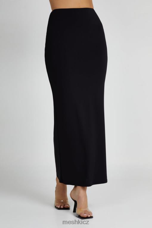 oblečení Meshki Maxi sukně olympia z recyklovaného nylonu s rybím ocasem Černá V0D0D1258