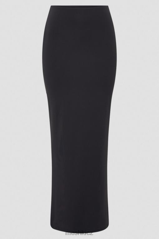 oblečení Meshki Maxi sukně olympia z recyklovaného nylonu s rybím ocasem Černá V0D0D1258