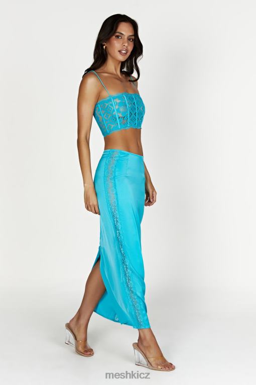 oblečení Meshki bellamy krajková maxi sukně akvamarín V0D0D1540