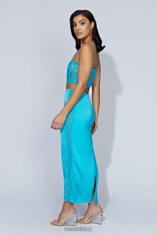 oblečení Meshki bellamy krajková maxi sukně akvamarín V0D0D1540