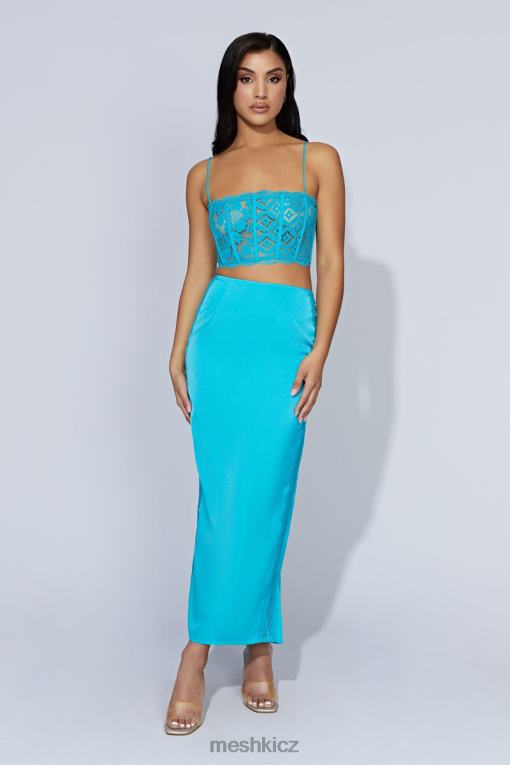 oblečení Meshki bellamy krajková maxi sukně akvamarín V0D0D1540