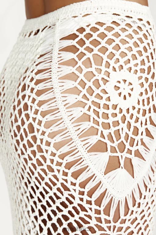 oblečení Meshki bonnie háčkovaná maxi sukně bílý V0D0D1439
