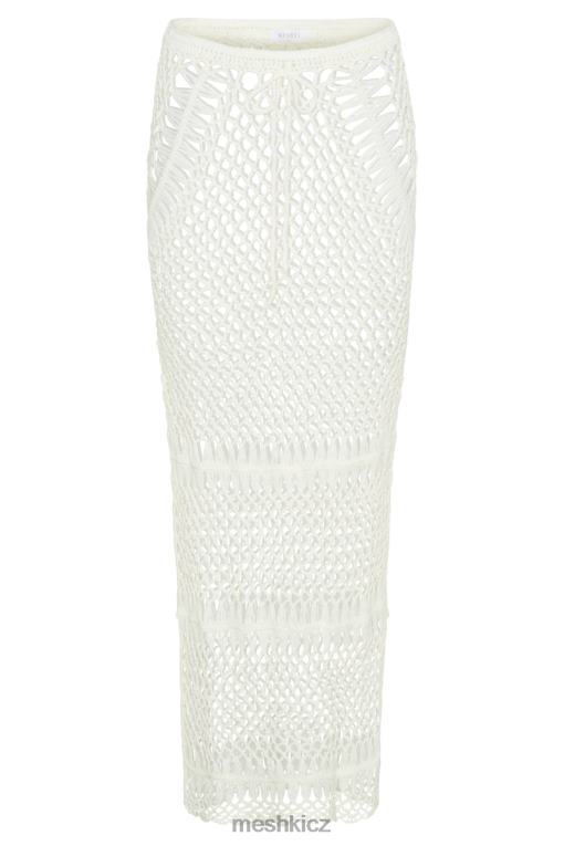 oblečení Meshki bonnie háčkovaná maxi sukně bílý V0D0D1439