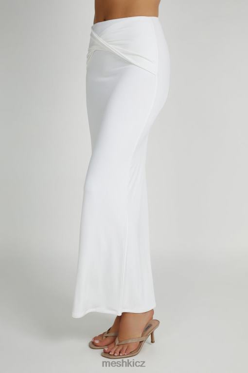 oblečení Meshki ceri maxi twist sukně bílý V0D0D1344