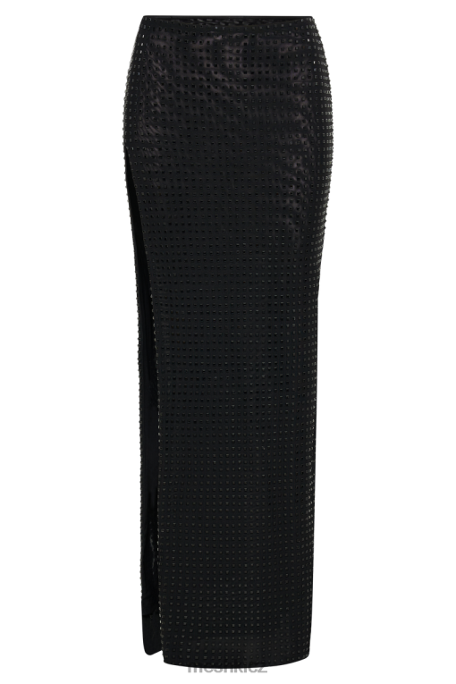 oblečení Meshki ellery čtvercová diamantová maxi sukně Černá V0D0D1278