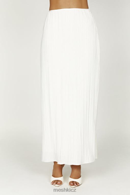 oblečení Meshki elsie plisse maxi sukně bílý V0D0D1362
