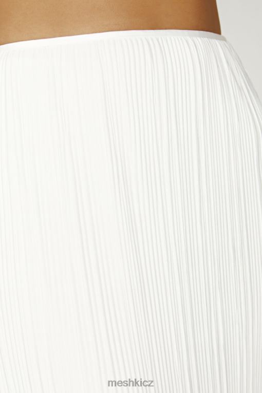oblečení Meshki elsie plisse maxi sukně bílý V0D0D1362