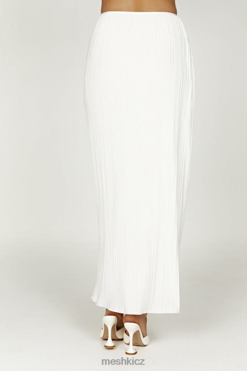oblečení Meshki elsie plisse maxi sukně bílý V0D0D1362