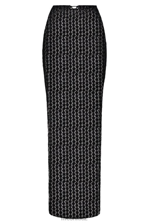 oblečení Meshki háčkovaná maxi sukně rosela Černá V0D0D1296