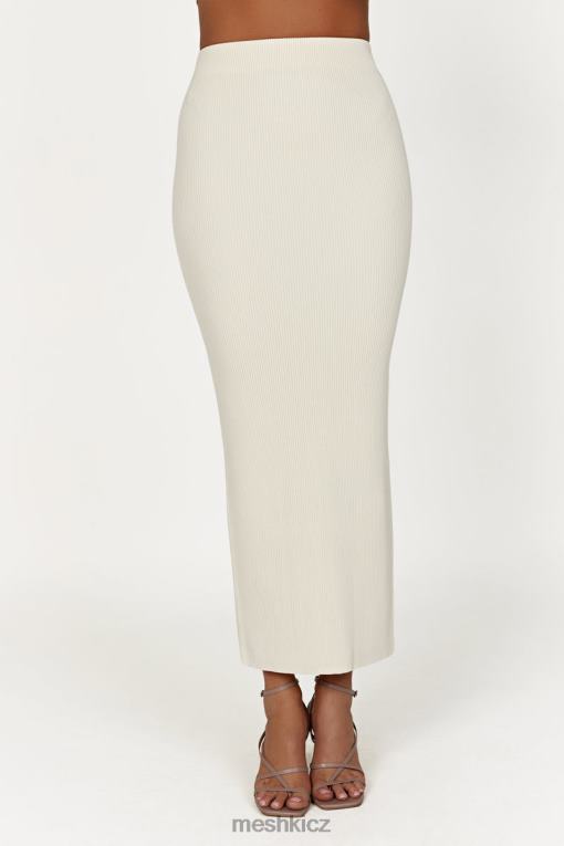 oblečení Meshki kaesha split maxi pletená sukně kost V0D0D1272