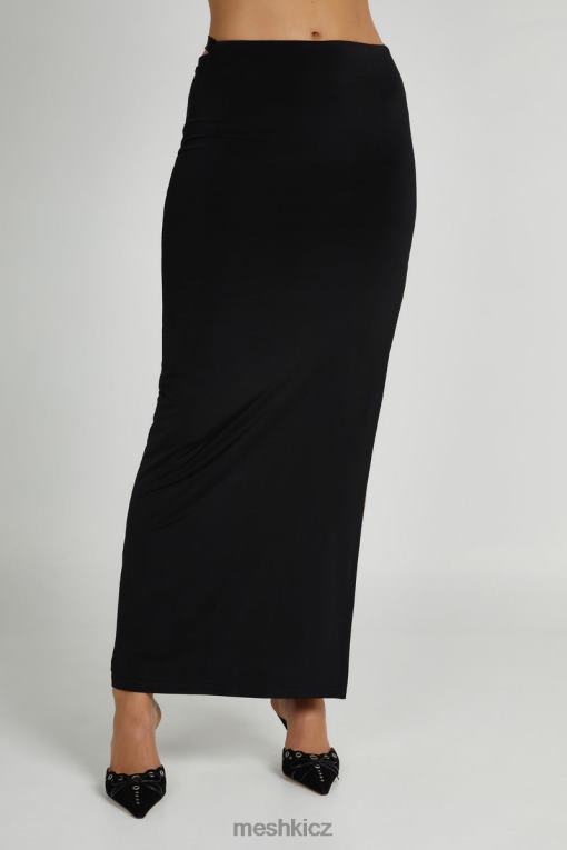 oblečení Meshki maxi sukně jeanine cowl back Černá V0D0D1320