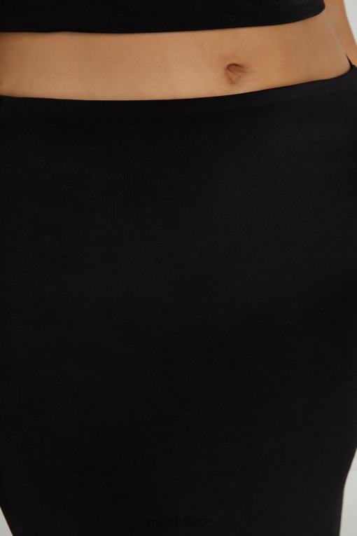 oblečení Meshki maxi sukně jeanine cowl back Černá V0D0D1320