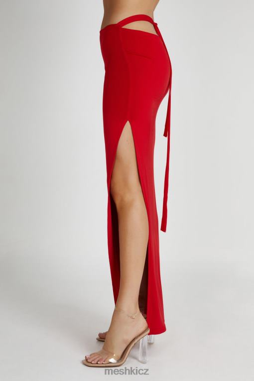 oblečení Meshki maxi sukně jeanine cowl back Červené V0D0D1279