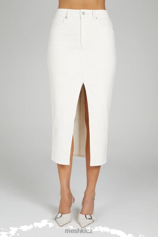 oblečení Meshki akáciová džínová midi sukně ecru V0D0D1283