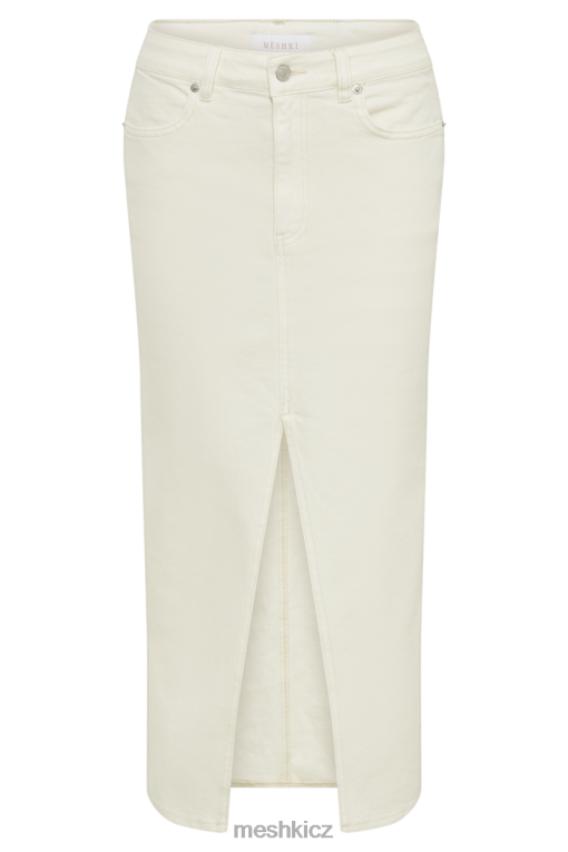 oblečení Meshki akáciová džínová midi sukně ecru V0D0D1283