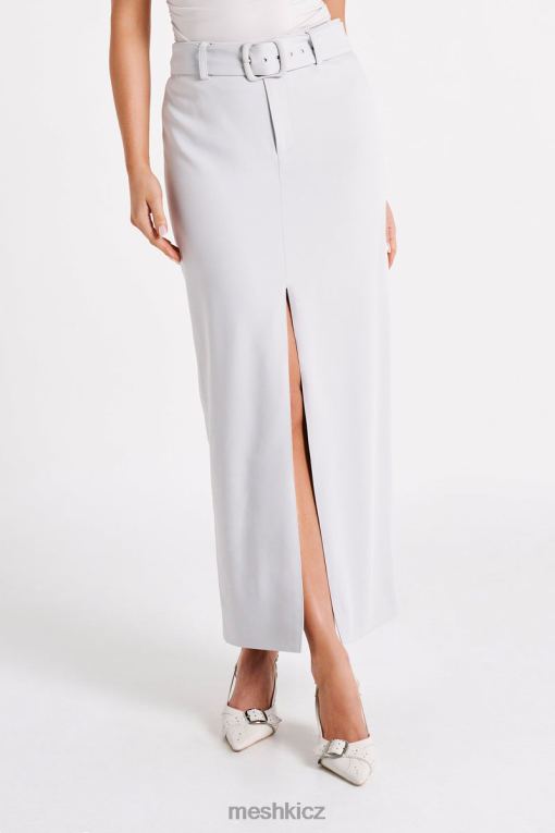 oblečení Meshki midi sukně daria ledově šedá V0D0D1273