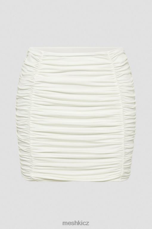 oblečení Meshki Minisukně z lillian jersey bílý V0D0D1332