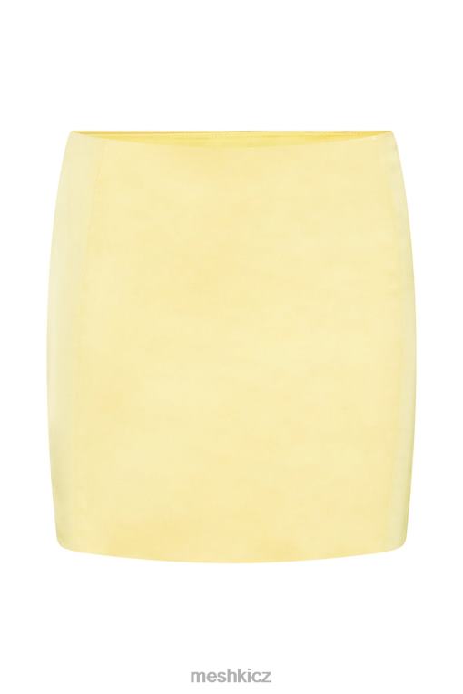 oblečení Meshki briony nízká minisukně citrón V0D0D1445